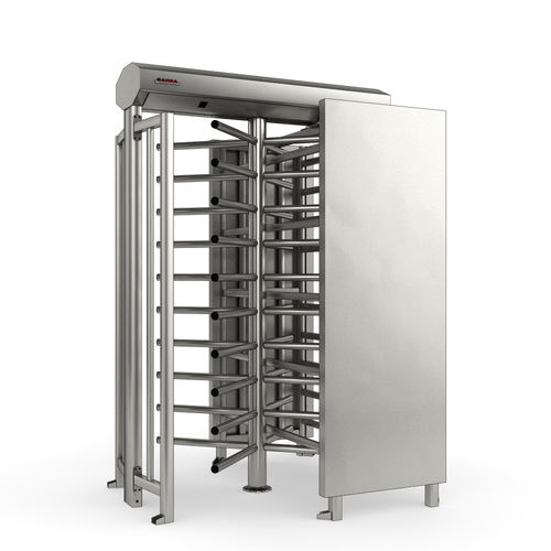 Full-height turnstile - TR 128 - Saima Sicurezza SpA - stainless steel / steel / for public building