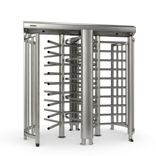 Full-height turnstile - TR 121 D - Saima Sicurezza SpA - stainless steel / steel / for public building