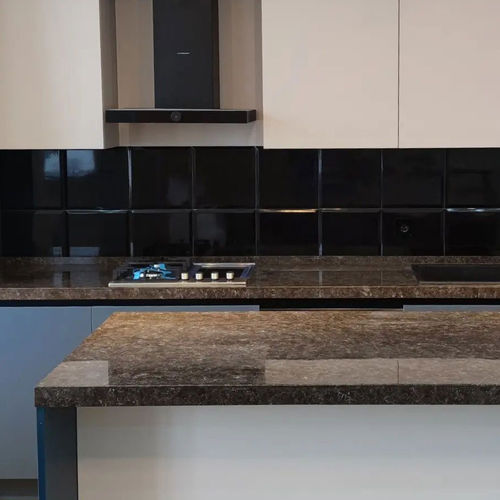 Solid Surface countertop - Roman Holiday HW2802 - Kaiping Fuliya Industrial Co., Ltd. - kitchen / bathroom / brown