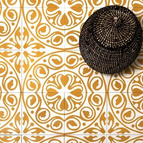 Cement encaustic cement tile - TANGER   - Maison Bahya - matte / indoor / bathroom
