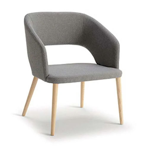 Contemporary armchair - Time - Glam_ee by Emmeti - fabric / plywood / gray