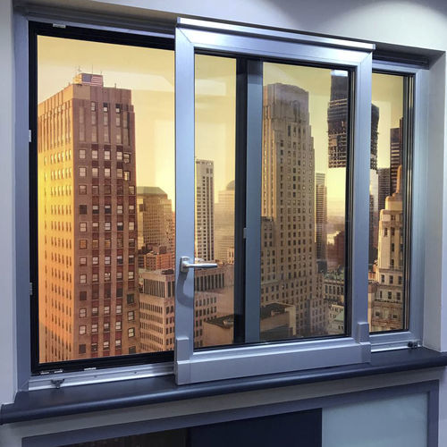 Metal window - PANORAMA - PARITET LLC - sliding / double leaf / 1 leaf