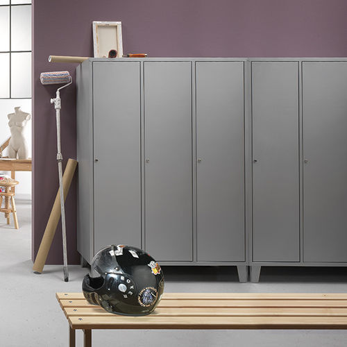 Steel locker - NEO MS - COMERCIAL DE INDUSTRIAS REUNIDAS, S.A. - key / commercial / black