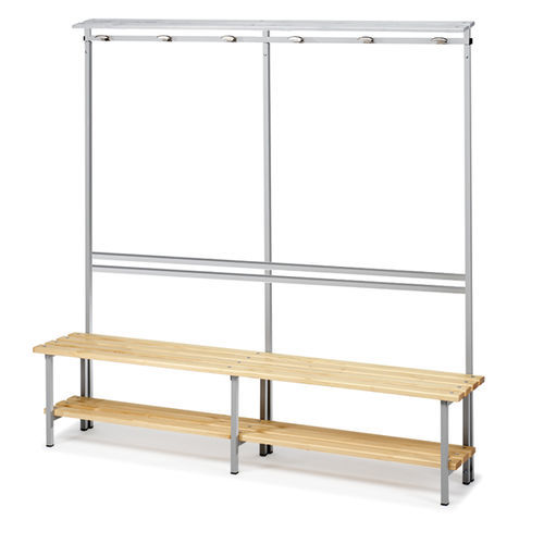 Contemporary locker room bench - BP1000 - COMERCIAL DE INDUSTRIAS REUNIDAS, S.A. - solid wood / pine / steel