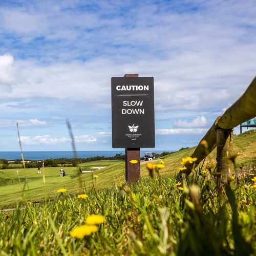 HPL information panel - GOLF - Floema - for public space / for golf courses / for urban areas