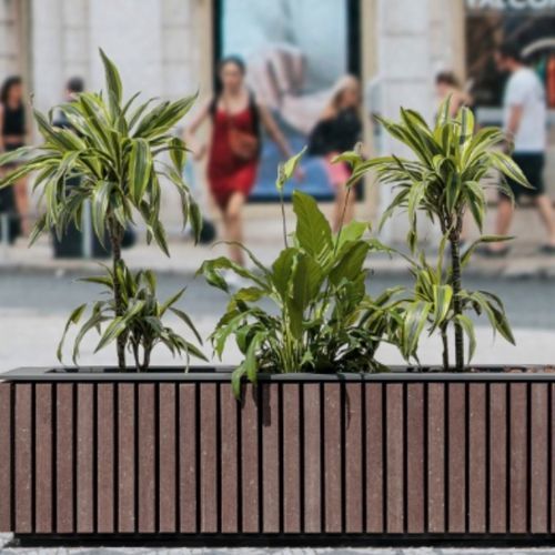 Metal planter - R1500 - Floema - recycled plastic / ABS / 100% recyclable