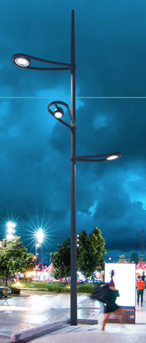 Lighting pole - ELODEA - ECLATEC International - aluminum / steel