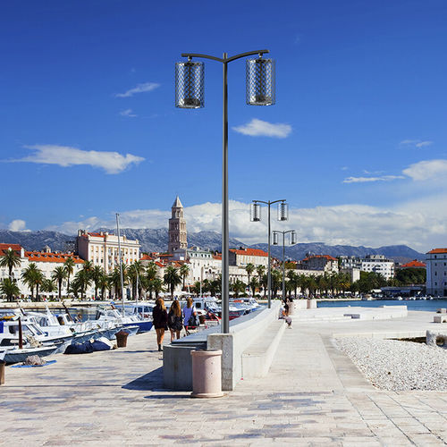 PMMA lamp post - ORNA - ECLATEC International - urban / contemporary / polycarbonate