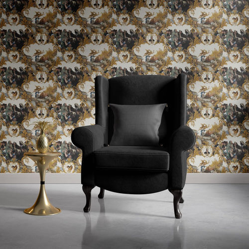 Original design wallpaper - GOD SAVE THE BIEBS - XAWD - patterned / multi-color / customizable color