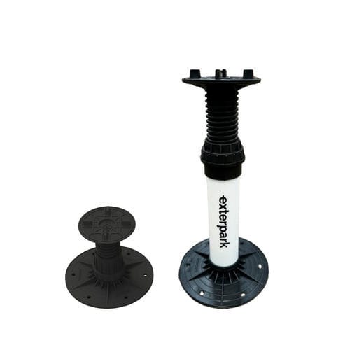 Plastic fastening system - Exterpark - for exterior fittings / for flooring / exterior