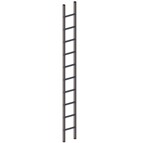 Work professional ladder - S - FORTAL - leaning / aluminum / steel