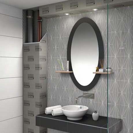 Foam wall cladding panel - TEC-KA - LUX ELEMENTS - polystyrene / for interior walls / bathroom