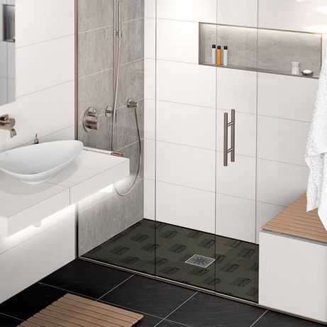 Rectangular shower base - TUB-BOL - LUX ELEMENTS - raised / flush / foam