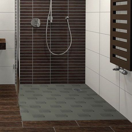 Corner shower base - TUB-H - LUX ELEMENTS - raised / foam / custom-made