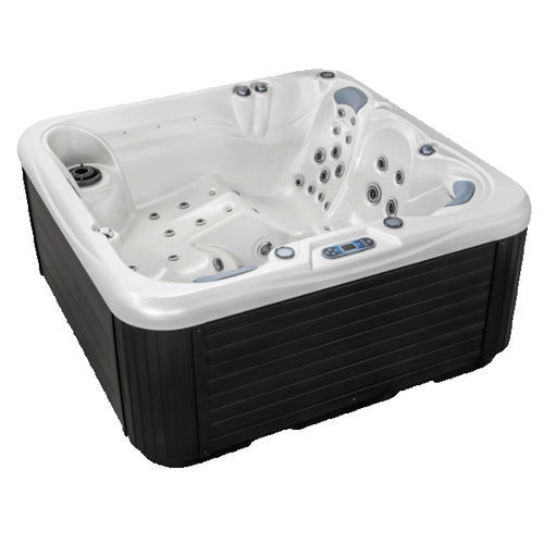 Above-ground hot tub - HC 3 - Hanscraft - square / 5-person / indoor