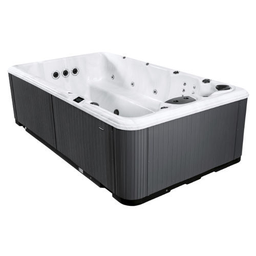 Above-ground hot tub - HC EASY POOL - Hanscraft - rectangular / 9-person / acrylic