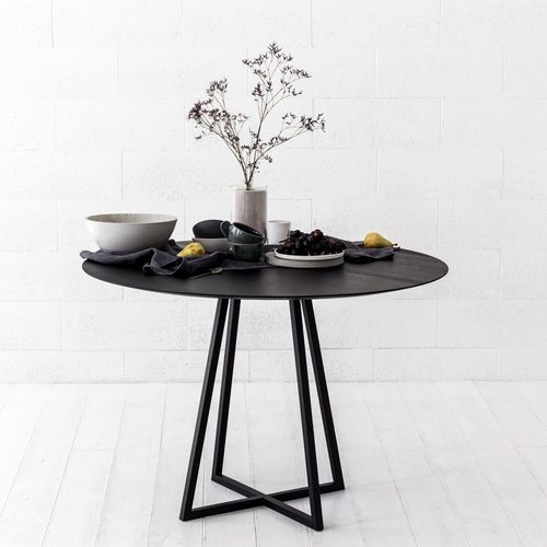 Contemporary dining table - FAMILY  - IDDO - oiled wood / natural oak / solid wood base