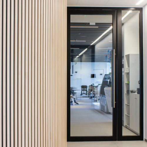 Interior door - ClassicTeq EI30 - ERIBEL FRANCE - aluminum / steel / stainless steel