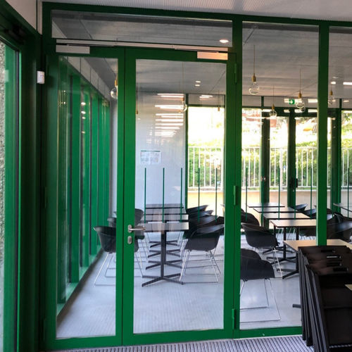 Interior door - SteelTeq EI1 60 - ERIBEL FRANCE - steel / swing / contemporary