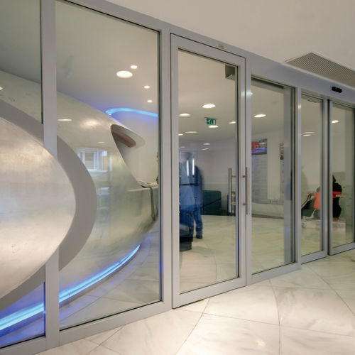 Sliding door - ClassicTeq EI 30 - ERIBEL FRANCE - interior / aluminum / steel