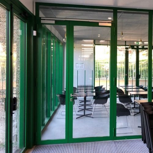 Interior door - SteelTeq EI30 - ERIBEL FRANCE - steel / swing / contemporary