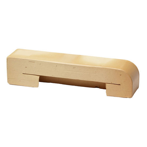 Barbecue brick - TOPOS REDONDOS DIREITOS - CANDIGRES - refractory / textured / red