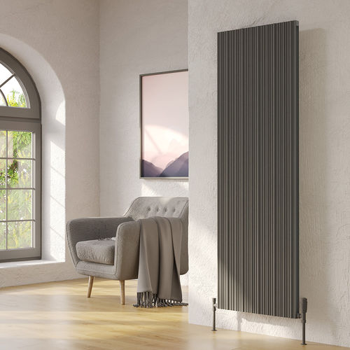 Hot water radiator - BAMBOO DOUBLE - LOJIMAX - 751 w...1000 w / 3501 w...4000 w / contemporary