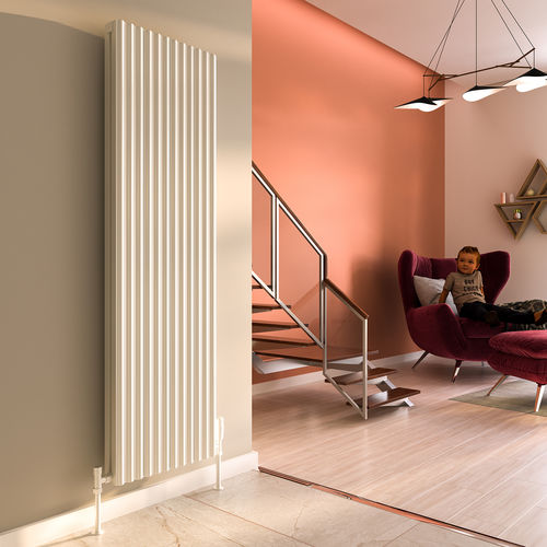 Hot water radiator - FIONA DOUBLE - LOJIMAX - 751 w...1000 w / 3501 w...4000 w / contemporary