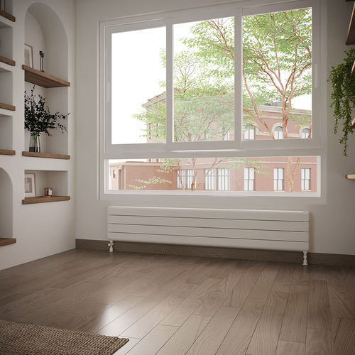 Horizontal radiator - NIORA - LOJIMAX - hot water / 751 w...1000 w / 3501 w...4000 w