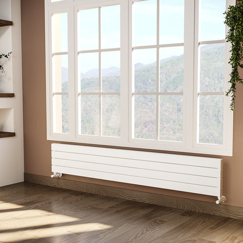 Horizontal radiator - ROYAL DOUBLE - LOJIMAX - hot water / 751 w...1000 w / 3501 w...4000 w