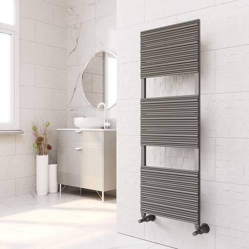 Hot water towel heater/radiator - ALICE - LOJIMAX - 0...500 w / 1501 w...2000 w / contemporary