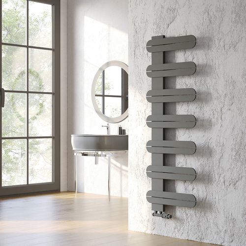 Hot water towel heater/radiator - LINEA - LOJIMAX - 0...500 w / 1501 w...2000 w / contemporary