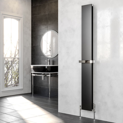 Hot water towel heater/radiator - WEI DOUBLE SLIM - LOJIMAX - 0...500 w / 1501 w...2000 w / contemporary