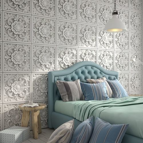 Cover decorative panel - Vintage - DECIMIN GmbH - wall-mounted / fire-retardant / cement