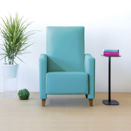 Contemporary armchair - DUNCAN - Seniorcare - fabric / solid wood / high-back