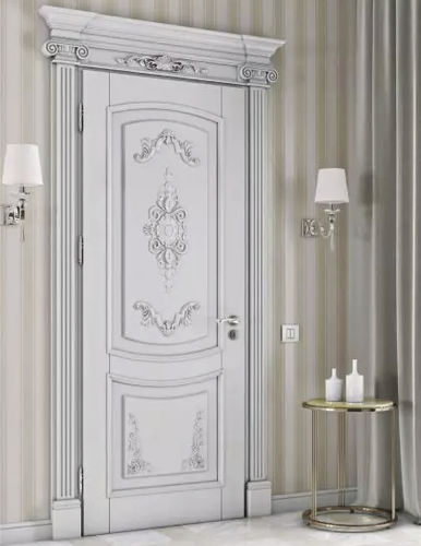 Interior door - MARGARET - IN WOOD LLC - wooden / swing / classic