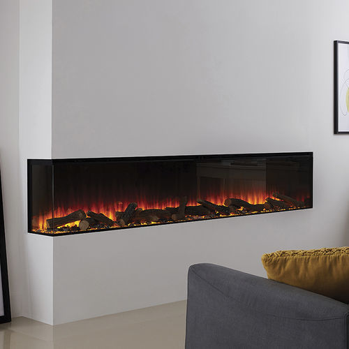 3-sided fireplace insert - Forest 2400 - British Fires Ltd - electric ...