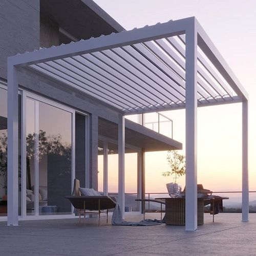 Self-supporting pergola - S3 - USINE-ONLINE - extruded aluminum / with ...