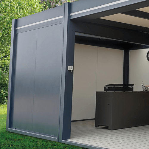 Thermo-lacquered aluminum screen wall - 1958 - USINE-ONLINE - outdoor / custom / acoustic