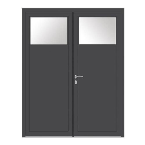 Service door - KAWNEER - USINE-ONLINE - aluminum / swing / contemporary