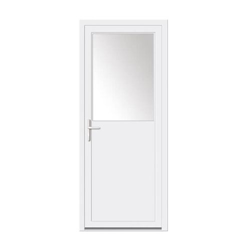 Service door - VEKA - USINE-ONLINE - steel / PVC / swing