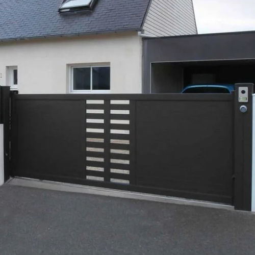 Aluminum gate - Dylia  - USINE-ONLINE - sliding / right / left