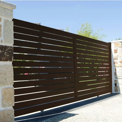 Aluminum gate - Rose  - USINE-ONLINE - sliding / right / left