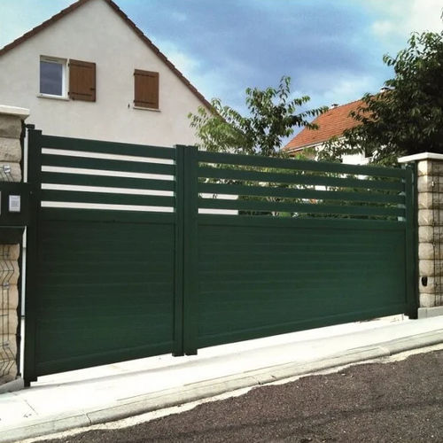 Swing gate - Danielle  - USINE-ONLINE - aluminum / louvered / motorized