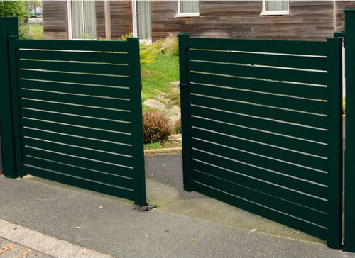 Swing gate - Rose  - USINE-ONLINE - right / left / aluminum