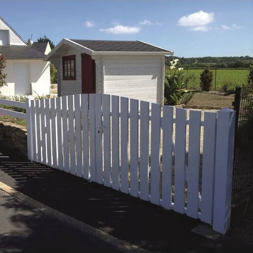 Sliding gate - Mel  - USINE-ONLINE - right / left / PVC