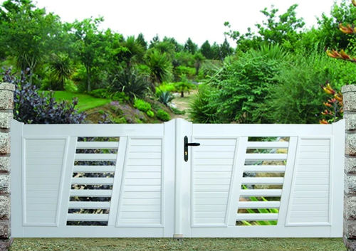 Swing gate - Pesc  - USINE-ONLINE - right / left / PVC