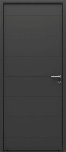 Entry door - Vista - USINE-ONLINE - aluminum / swing / contemporary