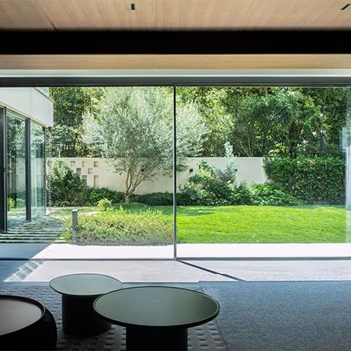 Sliding patio door - 146 - SLEEK (SHANGHAI) INTELLIGENT SYSTEM CO., LTD. - aluminium / aluminum alloy / steel