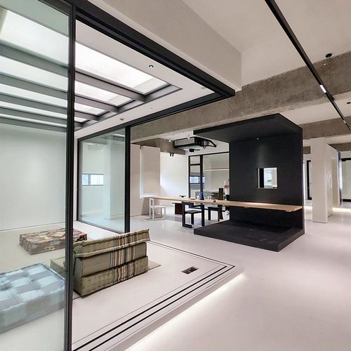 Sliding patio door - SLEEK 146 Series - SLEEK (SHANGHAI) INTELLIGENT SYSTEM CO., LTD. - aluminum / stainless steel / aluminum alloy